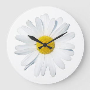 Relógio Grande Flores Daisy Solteiro