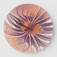 Flores de fantasia fractal suaves e tenra