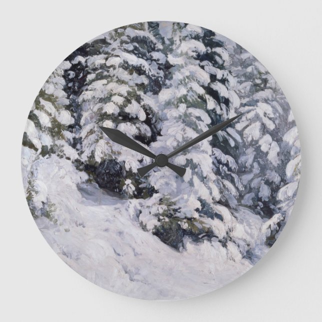 Relógio Grande Floresta de inverno | Aleksander Borisov (Frente)