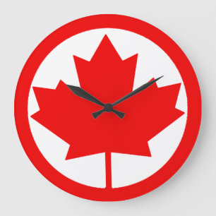 Relógio Grande Folha de Bordo do Canadá