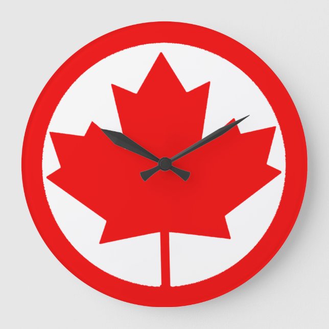 Relógio Grande Folha de Mapeamento do Canadá (Frente)