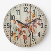 Folhagem Rústica Da Madeira Vermelha Raposa