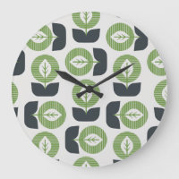 Folhas de Abstrato retrô: Estilo de Vintagem sem c
