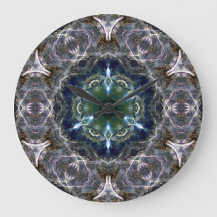 Relógio Grande Folk Mandala 