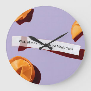 Relógio Grande Fortune Cookie & The Magic 8 ball