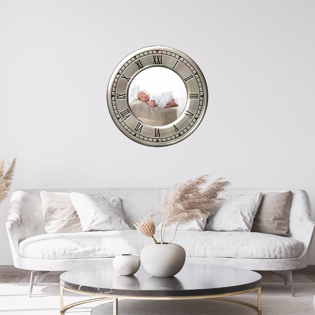 Relógio Grande Foto Bruche Nickel Roman Numeral (Criador carregado)