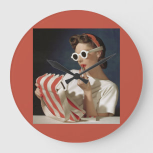 Relógio Grande Foto de moda dos anos 50