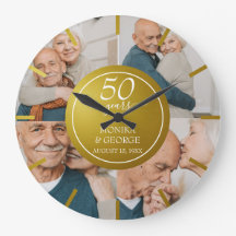 Foto Dourada do 50º aniversário de casamento