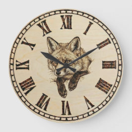 Relógio Grande Fox Wall Clock