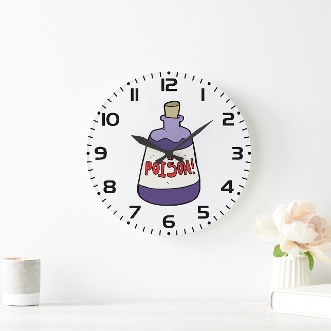 Relógio Grande Frasco Roxo De Veneno (Criador carregado)