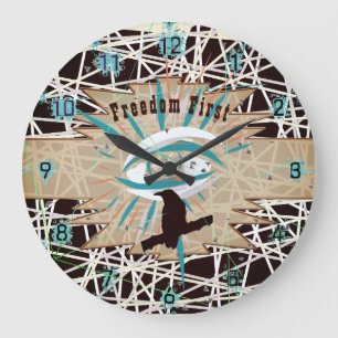 Relógio Grande Freedom First modern wild west brown raven 