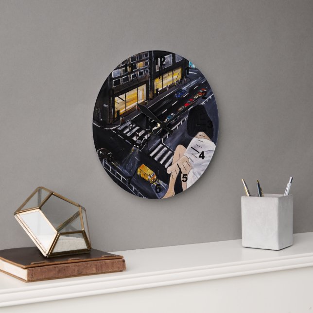 Relógio Grande Friday Night Painting by Alfred Fox (Escritório)