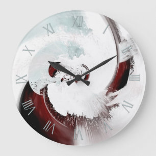 Relógio Grande Fundo de abstrato expressivo