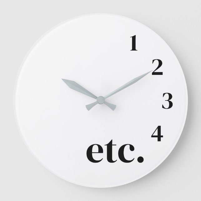 Relógio Grande Funny etc. (Frente)