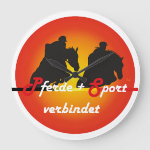 Relógio Grande Für Pferde und Pferdesport Liebhaber Uhr