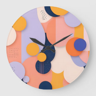 Relógio Grande Fusão da Esfera de Cores