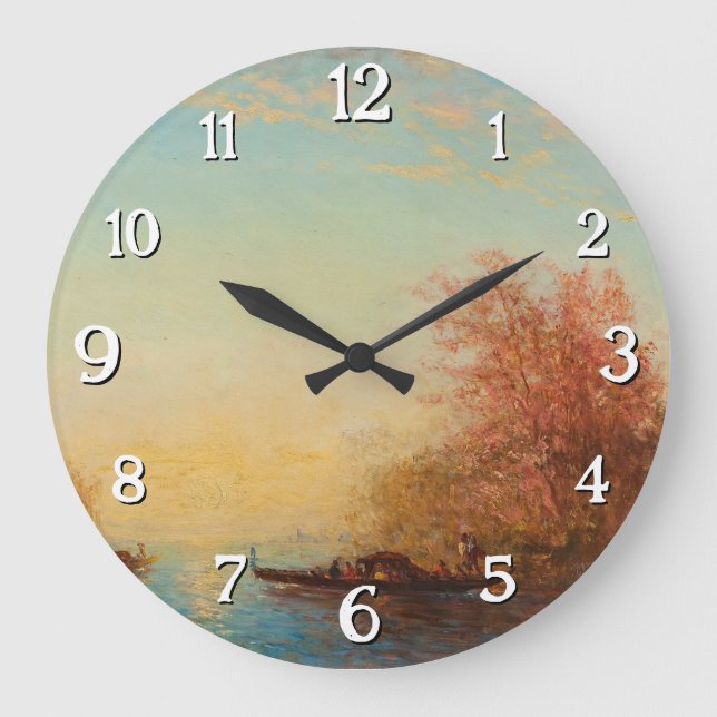 Relógio Grande Fusine, Environs De Venise - Félix Ziem (Frente)