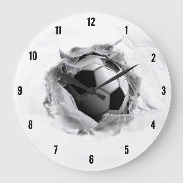 Relógio Grande Futebol Criativo (Frente)