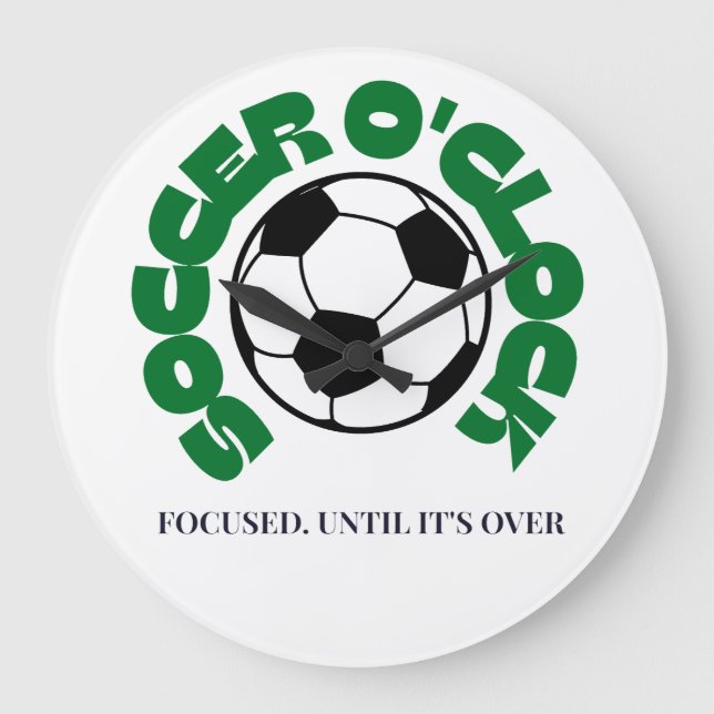 Relógio Grande Futebol O'Clock – Focado Até Acabar | Futebol  (Frente)