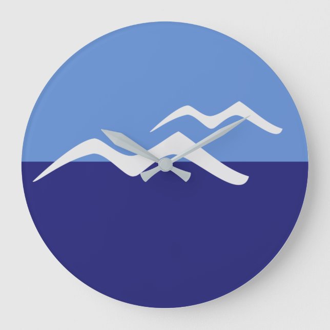 Relógio Grande Gaivota/(grande) pulso de disparo de parede (Frente)