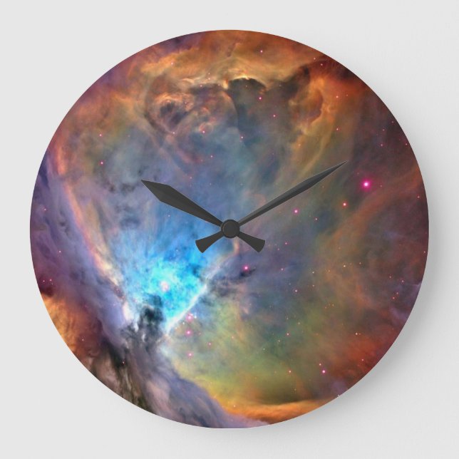 Relógio Grande Galáxia Espacial Orion Nebula de baixo contraste (Frente)