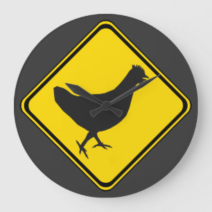 Relógio Grande Galinha Xing!