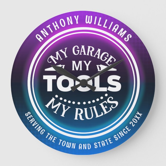 Relógio Grande Garagem (Frente)