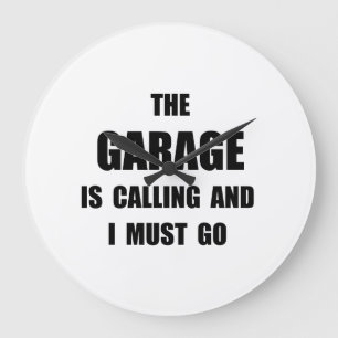 Relógio Grande Garagem chamada