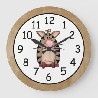 Relógio Grande Gato bonito do país