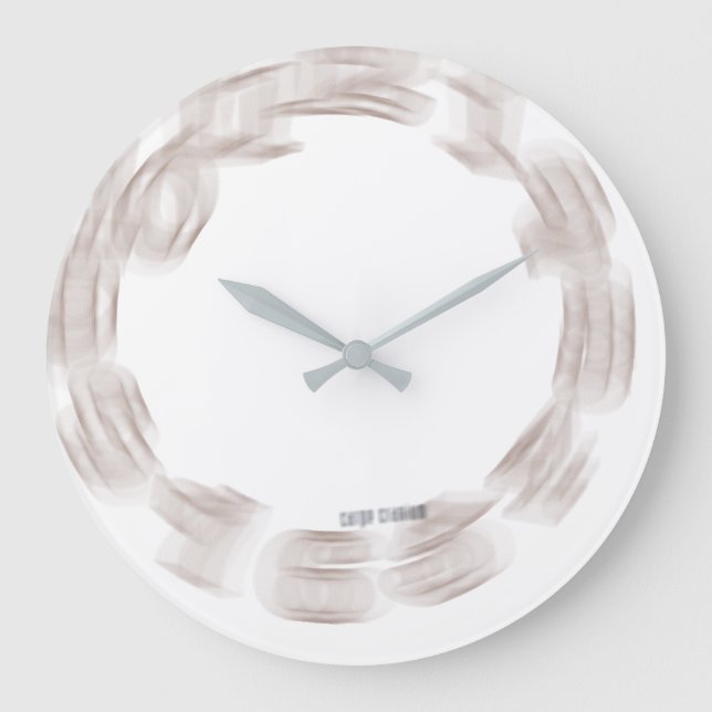 Relógio Grande Geek de desativação da rotação (Frente)