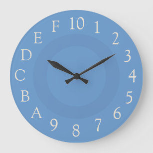 Relógio Grande Geek hexadecimal I