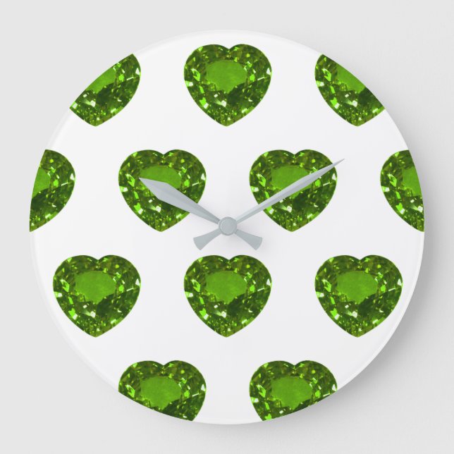 Relógio Grande Gem Design (Frente)