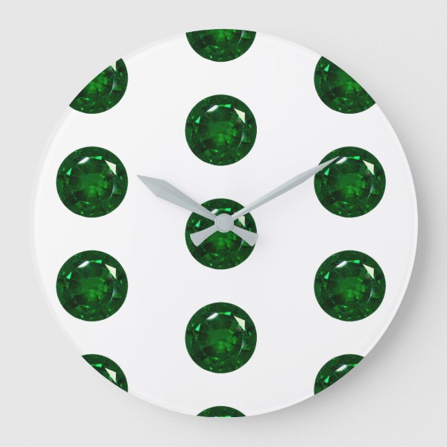 Relógio Grande Gem Design (Frente)