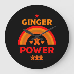 Relógio Grande Ginger Hair Pride