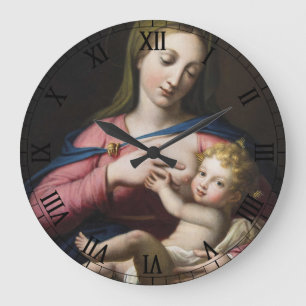Relógio Grande Glória a Jesus e Mary Square Wall Clock