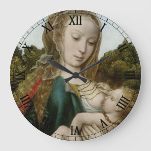 Relógio Grande Glória a Jesus e Mary Square Wall Clock