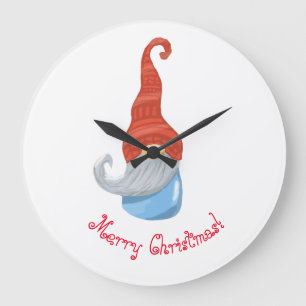 Relógio Grande Gnomo engraçado 