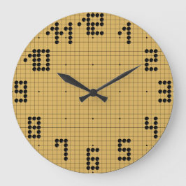 Relógio Grande Goban Clock - Black Stones - 1-12