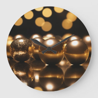 Relógio Grande Goldene Kugeln 002