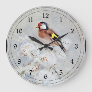 Relógio Grande Goldfinch, pintura de Georg Stoopendaal