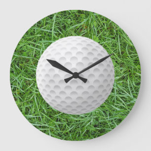 Relógio Grande Golf Ball em Grass