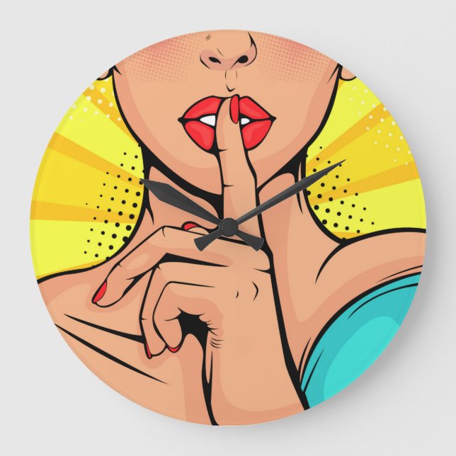 Relógio Grande Gossip Girl (Frente)