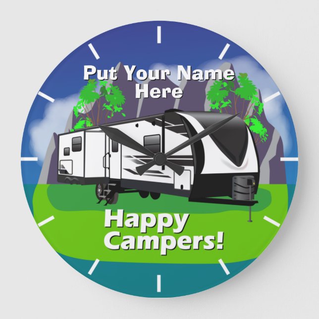 Relógio Grande Grand Design Imagine 2670MK Happy Campers Design (Frente)
