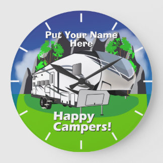 Relógio Grande Grand Design Refletion 28bh Happy Campers