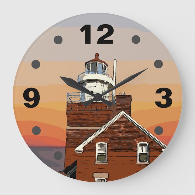 RELÓGIO GRANDE GRANDE PONTO DE BASE (Frente)