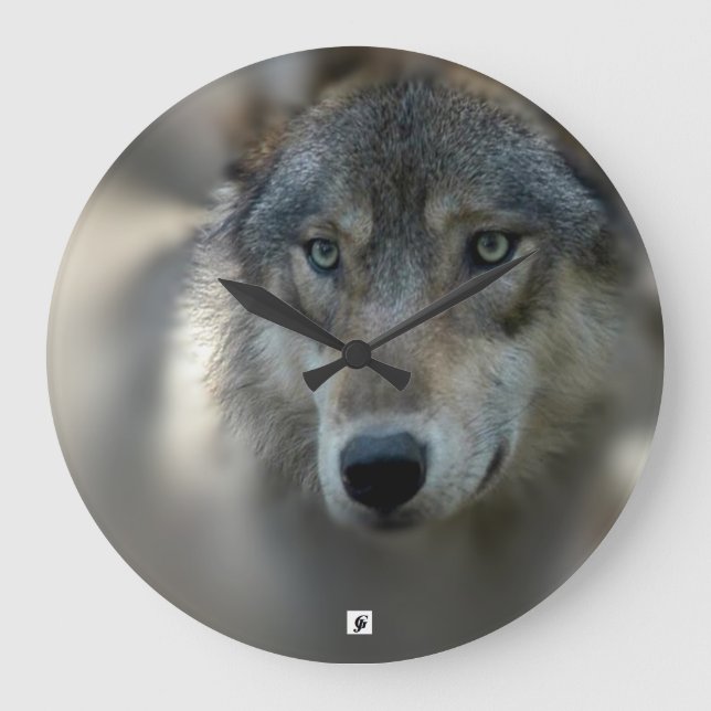 Relógio Grande Grande pulso de disparo de parede redondo feito (Frente)