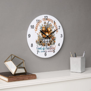 Relógio Grande Grata Graças Abençoado