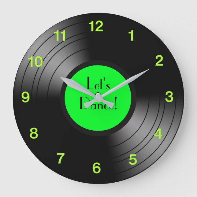 Relógio Grande Gravar Números de Doze Novidades do Vamos de Álbum (Frente)