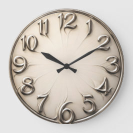 Relógio Grande Gravitational Drift — Surreal Distorted Numeral