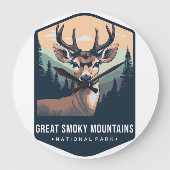 RELÓGIO GRANDE GREAT SMOKEY MOUNTAINS NATIONAL PARK CLOCK 2025 (Frente)